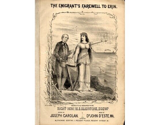 7420 | The Emigrant&#039;s Farewell to Erin - Featuring The Right Honourable W. E. Gladstone Esq. Mp