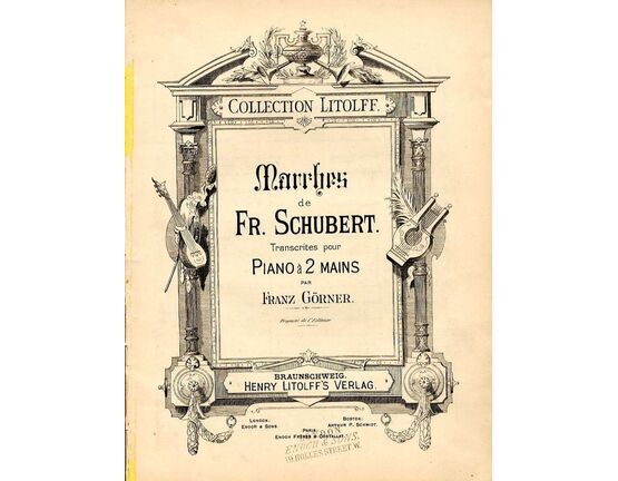 7456 | Marches de Fr. Schubert - Transcrites pour Piano a 2 Mains - Collection Litolff