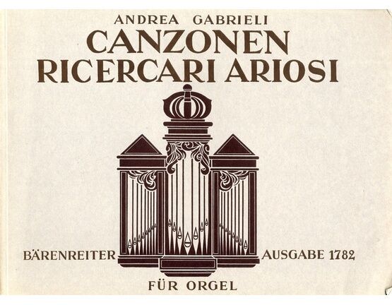 7505 | Canzonen Ricercari Ariosi - For Organ