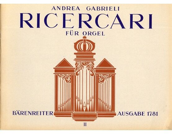 7505 | Gabrieli - Ricercari Number 2 - For Organ