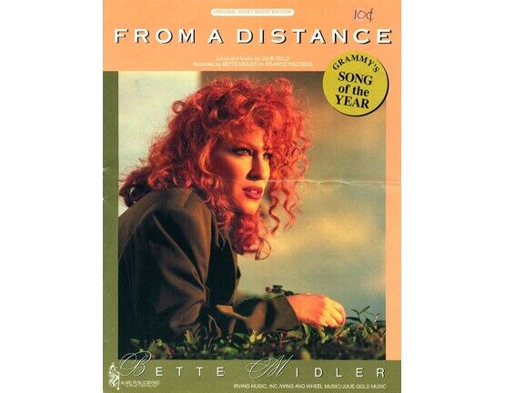 7671 | From a Distance - Featuring Bette Midler - Original Sheet Music Edition