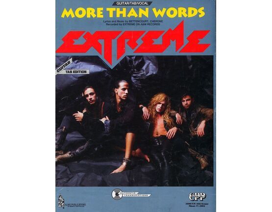 7671 | More Than Words - Featuring Extreme - Guitar - Tab - Vocal
