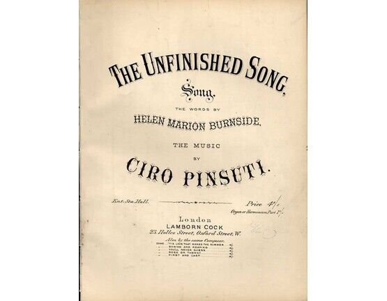 7727 | The Unfinished Song - Song