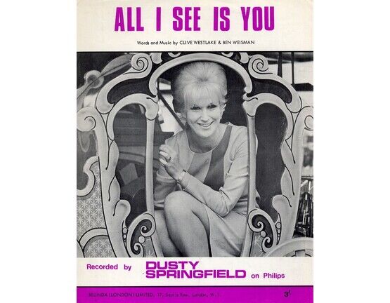 7772 | All I See is You - Song - Featuring Dusty Springfield