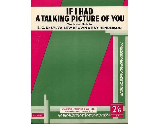 7808 | If I Had a Talking Picture of You -  Vocal Foxtrot