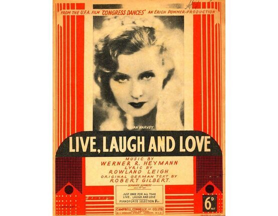 7808 | Live Laugh and Love - Featuring Lilian Harvey in &quot;Congress Dances&quot;