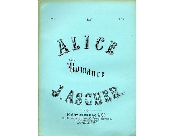 7814 | Alice -  Romance for piano - Paxton edition No. 1270