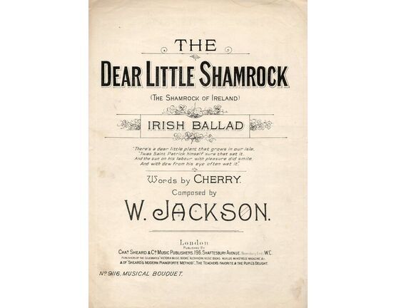 7842 | The Dear Little Shamrock - Irish Ballad