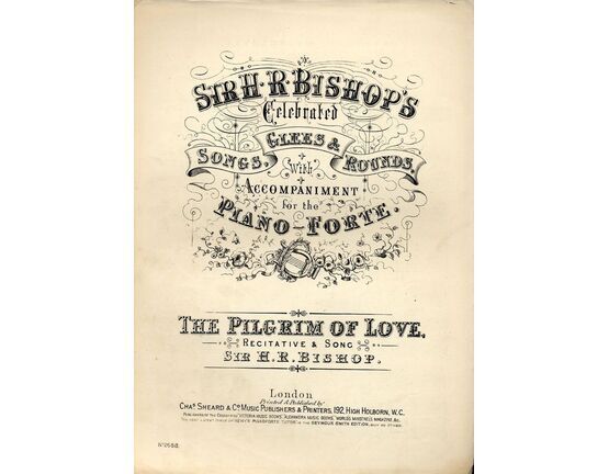 7845 | The Pilgrim of Love - Recitative &amp; Song - Musical Bouquet No. 2668