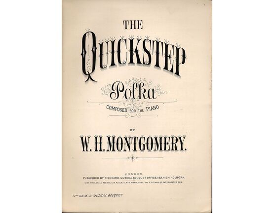 7845 | The Quickstep Polka for Piano - Musical Bouquet No. 6875 &amp; 6876