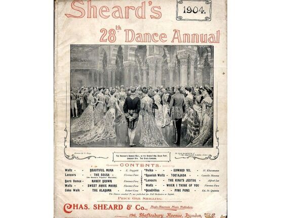 7856 | Sheard&#039;s 28th Dance Annual - 1904