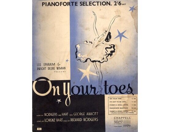 7857 | On Your Toes - Pianoforte Selection