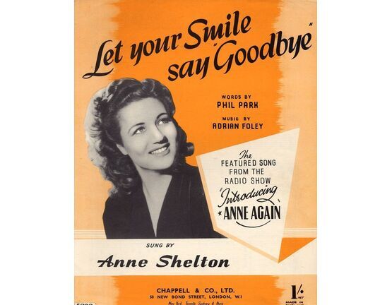 7872 | Let your Smile say &quot;Goodbye&quot; - The Featured Song from the Radio Show &#039;Introducing Anne Again&#039;