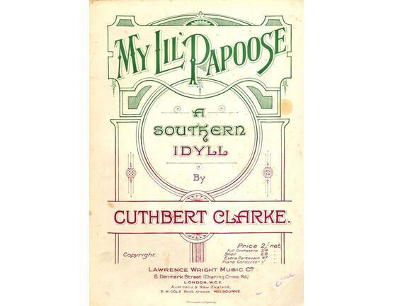 7885 | My Lil&#039; Papoose - A Southern Idyll for Pianoforte Solo