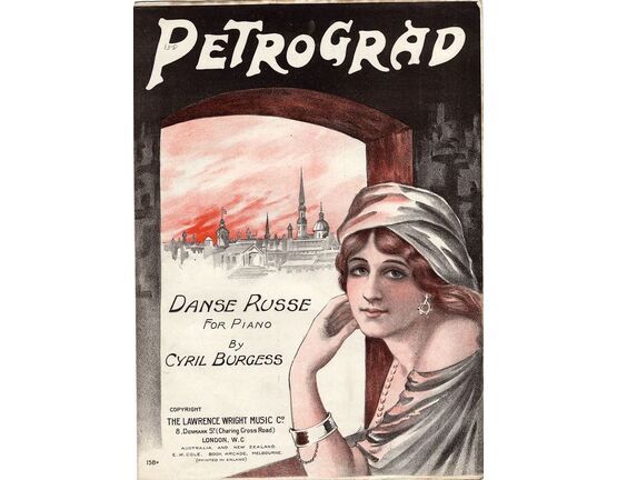 7885 | Petrograd - Danse Russe for Piano - Lawrence Wright edition no. 158