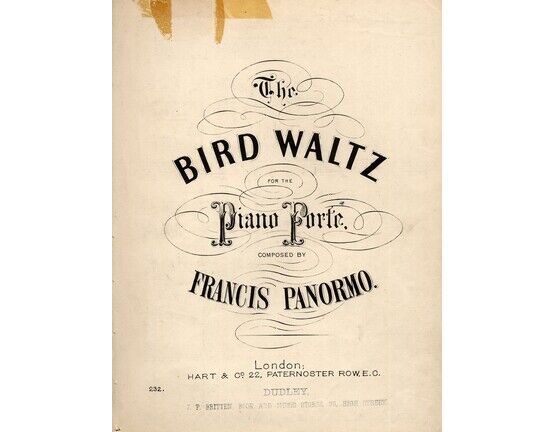 7893 | The Bird Waltz - Piano Solo