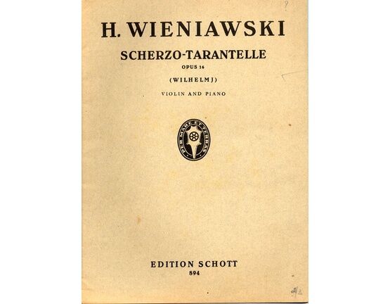 7947 | Wieniawski - Scherzo Tarantelle (Op. 16) - For Violin and Piano