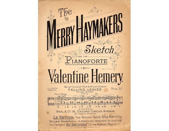 7973 | The Merry Haymakers - Sketch for Piano