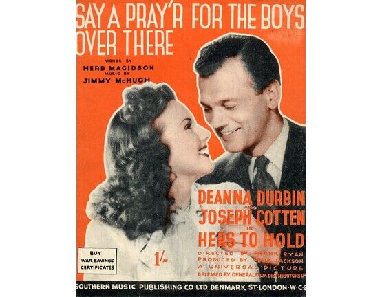 8047 | Say a Prayer for the Boys Over There - Deanna Durbin in &quot;Hers to Hold&quot;