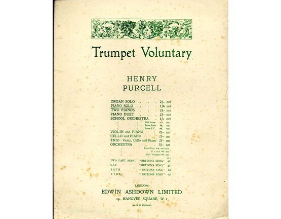 8158 | Trumpet Voluntary - Piano Solo