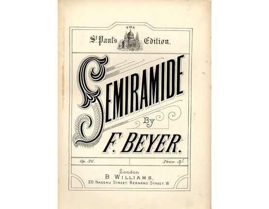 8183 | Overture to Semramide - Arranged from the original score for the Pianoforte