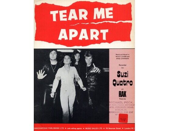 8220 | Tear Me Apart - Song featuring Suzi Quatro