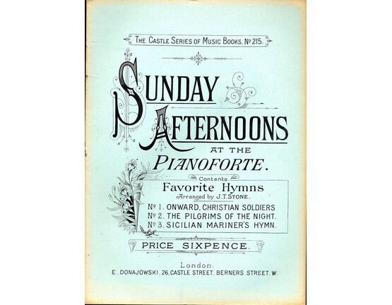 8237 | Sunday Afternoons at the Pianoforte - The Castle Series of Music Books No. 215