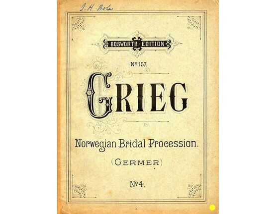 8424 | Norwegian Bridal Procession ) - Op. 19 - Bosworth Edition No. 157