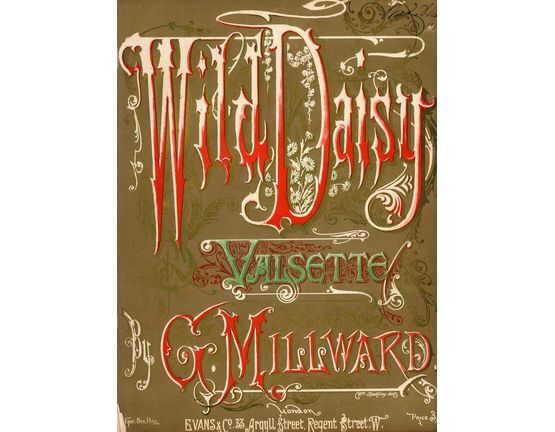 8444 | Wild Daisy - Valsette - For the Piano