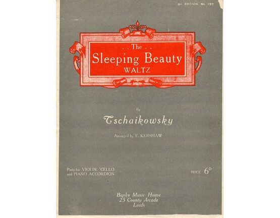 8538 | The Sleeping beauty Waltz - For Piano Solo with Parts for Violin, Cello, &amp; Piano Accordion