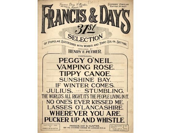 9 | Francis and Days 31st Selection,