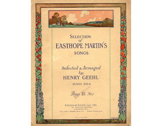 9551 | Selection of Easthope Martin&#039;s Songs - Arranged for Piano Solo