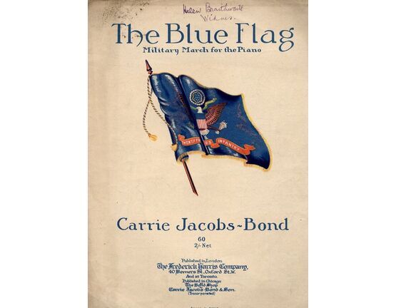 9568 | The Blue Flag - Military March for the Piano